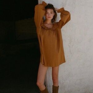 Doen Jillian Dress- Foxtail (XXS) NWT